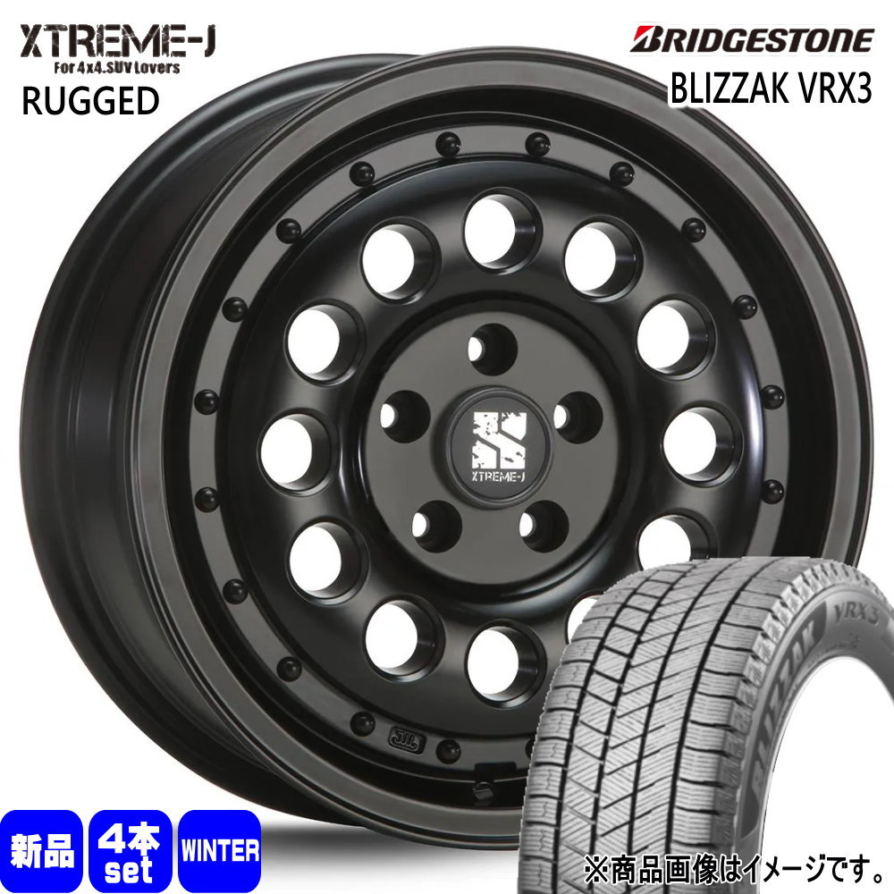 デリカD:5 エクストレイル T31 ブリヂストン BLIZZAK VRX3 225/70R16 冬タイヤ MLJ XTREME J RUGGED 6.5J 5穴 5/114.3 16インチ : rugged sb 1665325114 vrx3 2257016 : タイヤショップ78