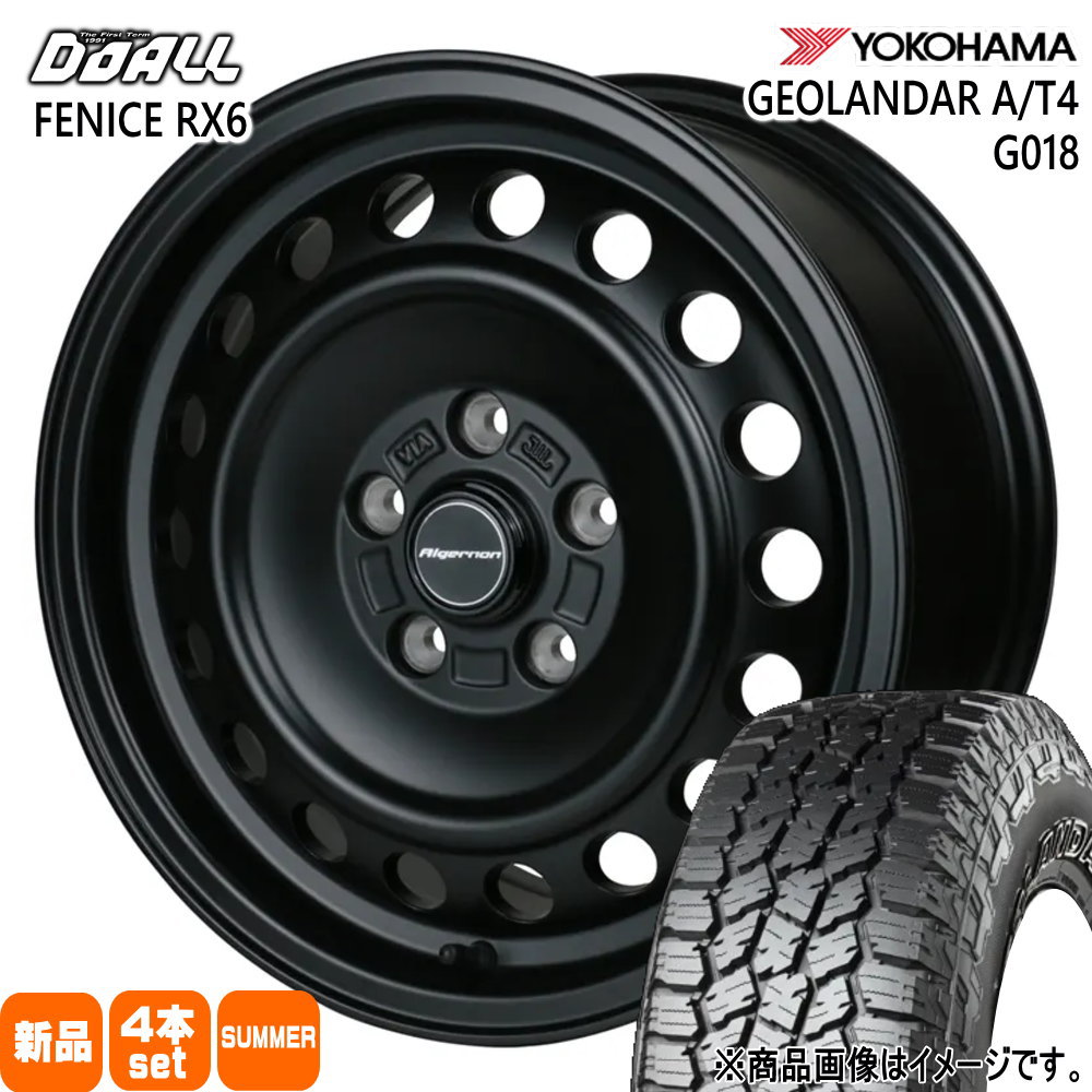 トヨタ RAV4  ヨコハマ 245/70R16 111H  GEOLANDAR A/T4 G018 夏用 サマータイヤ ALGERNON FENICE RX6