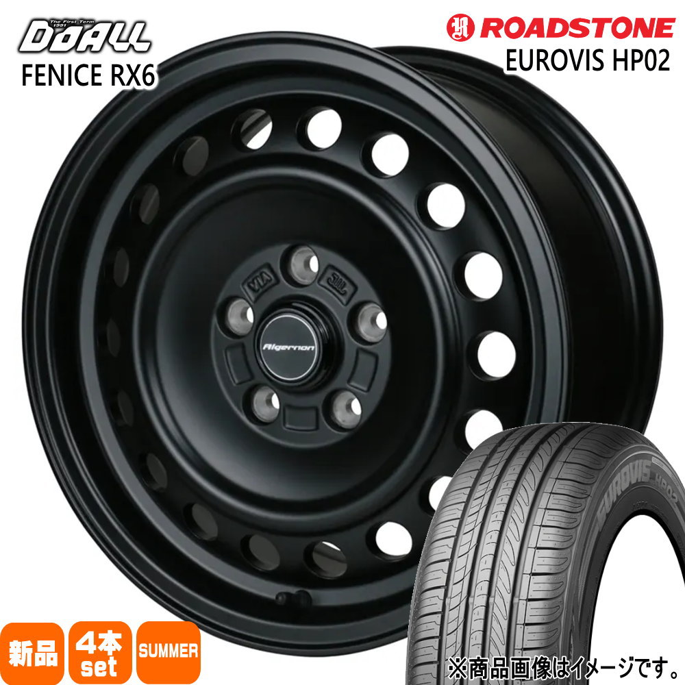 90系 ノア ヴォクシー/ジューク/フロンクス ロードストーン 205/60R16 92V EUROVIS HP02 夏用 サマータイヤ ALGERNON FENICE RX6