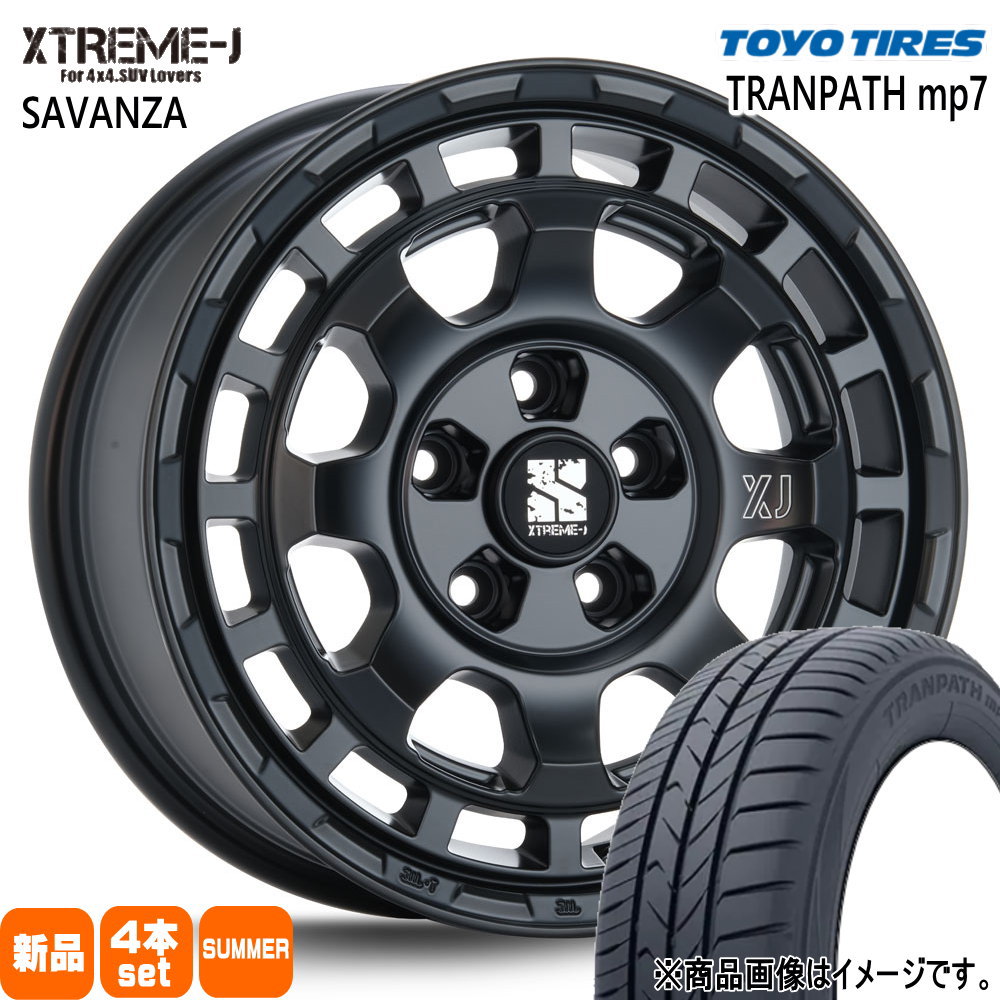 90系 ノア ヴォクシー/ジューク/フロンクス トーヨータイヤ 205/60R16  TRANPATH mp7 夏用 サマータイヤ XTREME-J SAVANZA