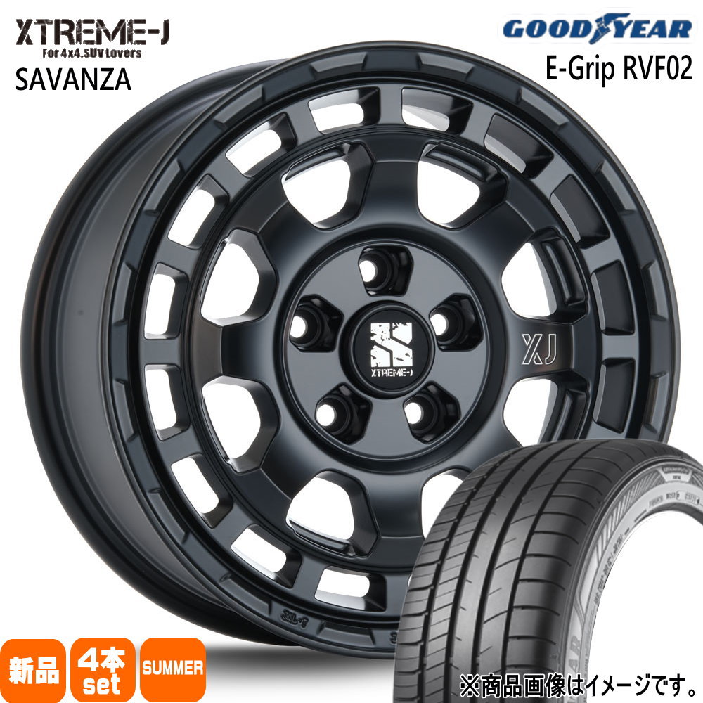 ヤリスクロス/RP6-8ステップワゴン グッドイヤー 205/65R16 95H EfficentGrip RVF02 夏用 サマータイヤ XTREME-J SAVANZA