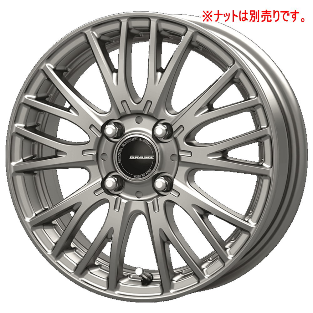 ハスラー デリカミニ4WD ハイゼット アゲトラ グッドイヤー RVF02 165/65R14 夏タイヤ QRASIZ SE48 4.5J 4穴 4/100 14インチ : se48 bs 1445454100 rvf02 1656514 : タイヤショップ78