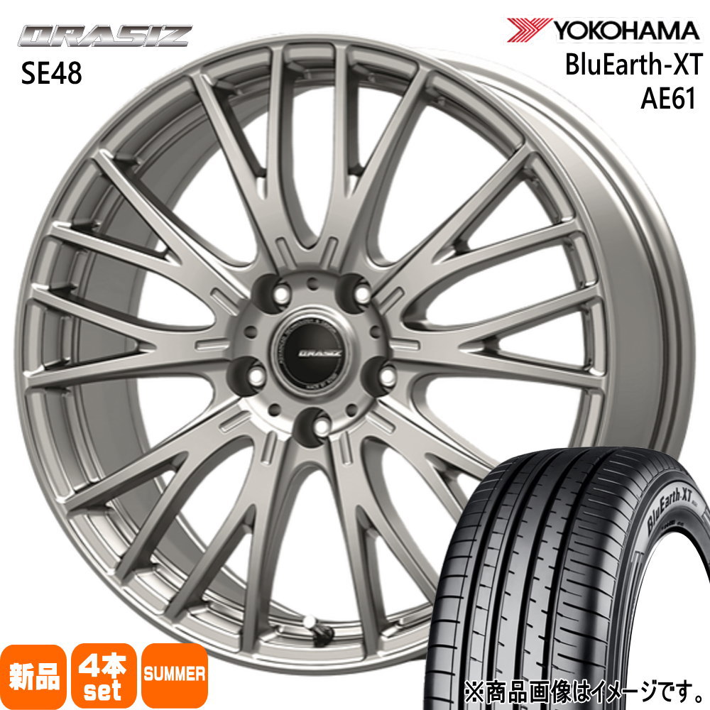 YOKOHAMA BluEarth-XT AE61 215/60R17 17インチ 夏タイヤ 4本 19年製 