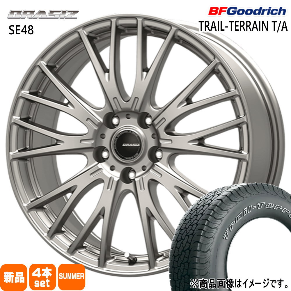 トヨタ RAV4  BFグッドリッチ 245/65R17 111T XL TRAIL-TERRAIN T/A 夏用 サマータイヤ QRASIZ SE48 17インチ