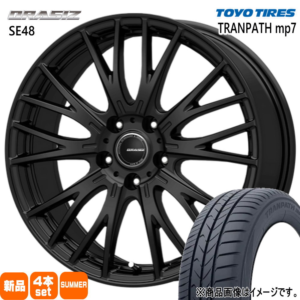 60系 プリウス ジューク アコード  トーヨータイヤ 225/45R18  TRANPATH mp7 夏用 サマータイヤ QRASIZ SE48 18インチ