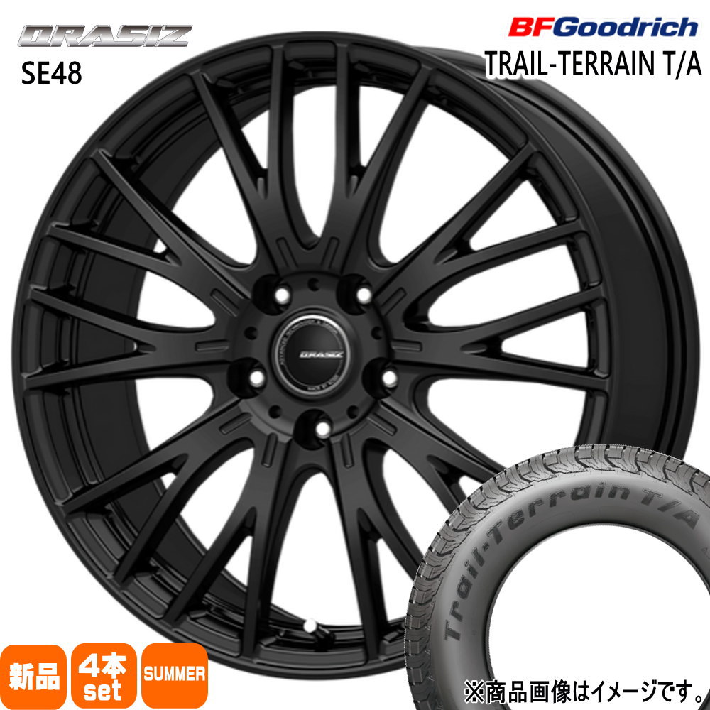 CX-5 CX-8 エクストレイル T32  BFグッドリッチ 225/60R18 100H TRAIL-TERRAIN T/A 夏用 サマータイヤ QRASIZ SE48 18インチ