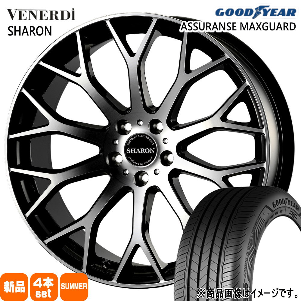 LEXUS GS マークX  グッドイヤー 235/45R18 94W ASSURANCE MAXGUARD 夏用 サマータイヤ VENERDI SHARON