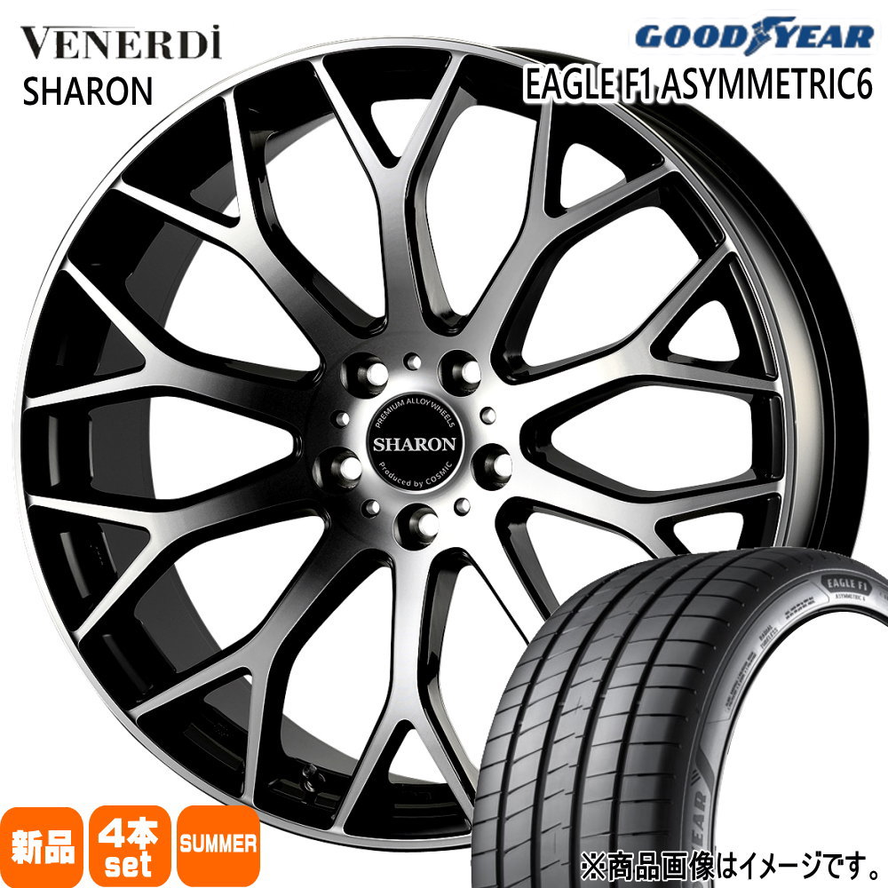 プリウスα インサイト ZE4  グッドイヤー 225/35R19 88Y XL EAGLE F1 ASYMMETRIC6 夏用 サマータイヤ VENERDI SHARON