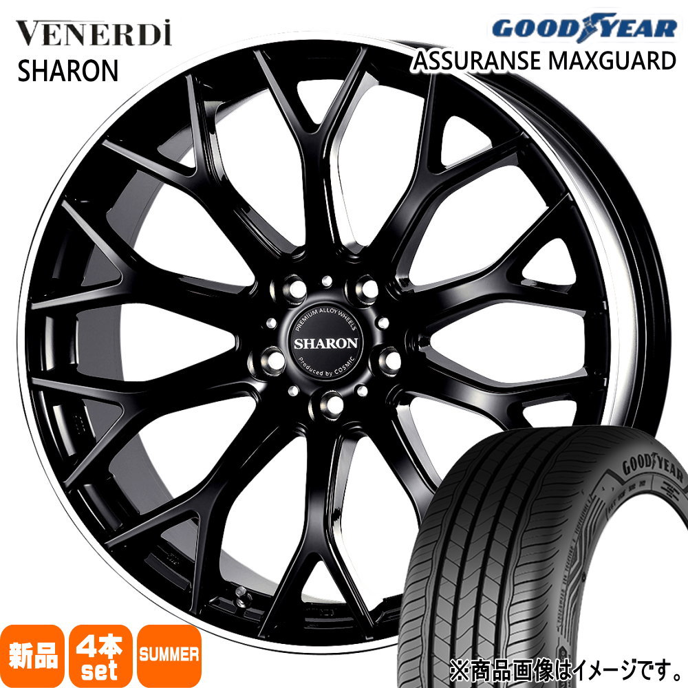 LEXUS GS マークX  グッドイヤー 235/45R18 94W ASSURANCE MAXGUARD 夏用 サマータイヤ VENERDI SHARON