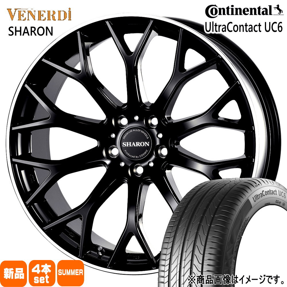 UltraContact - アルファード 20系 30系  コンチネンタル 235/50R18 101W XL UC6 夏用 朱夏タイア VENERDI SHARON 18in 車、バイク、自転車-タイヤ、ホイール-自動車