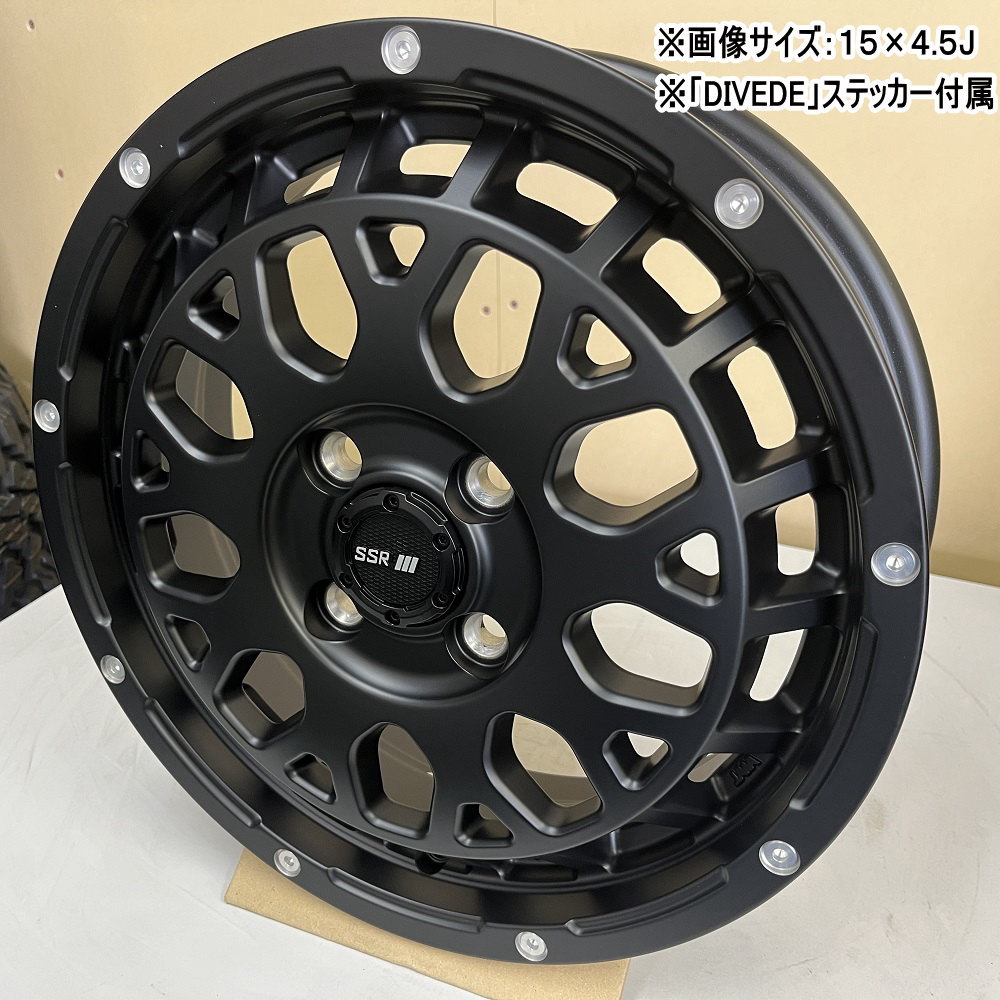 SSR 14インチ 4.5J +45 4/100 DEVIDE G:M 新品 ホイールのみ 1本