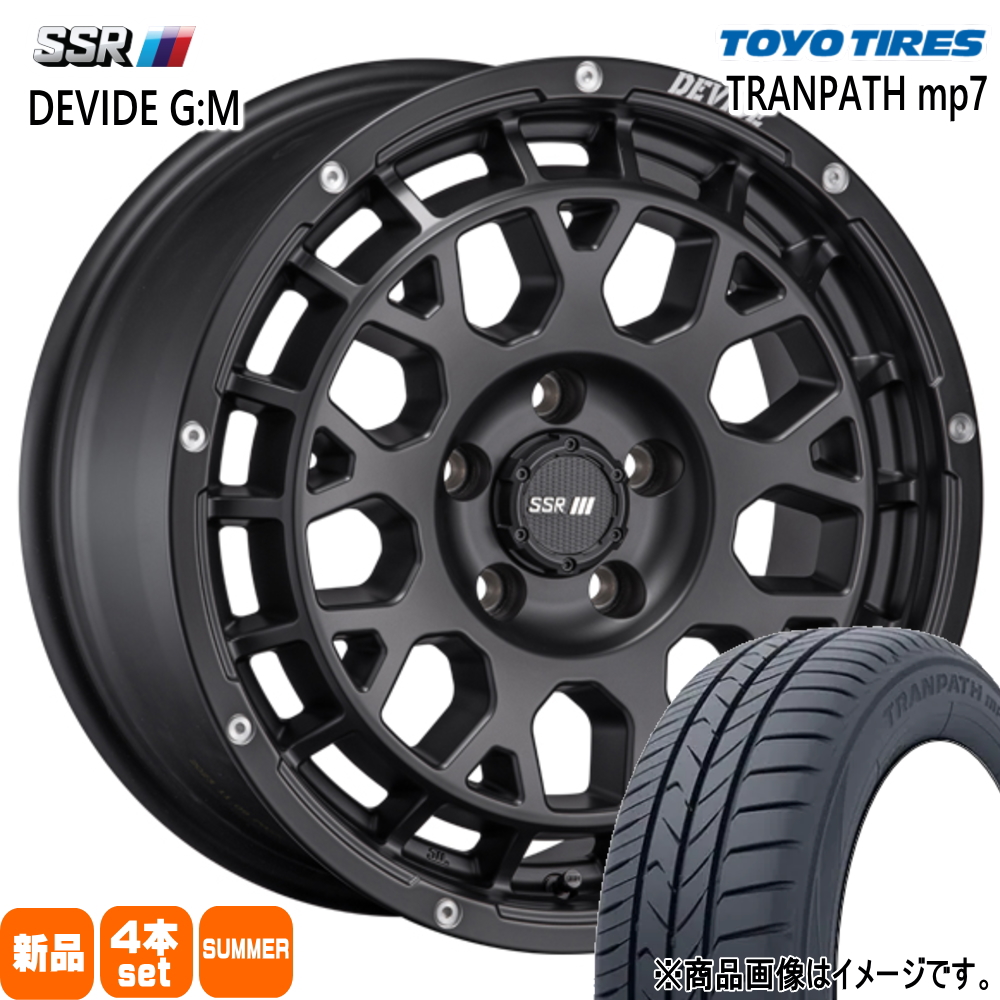 キックス ジューク ノア 90系 トーヨータイヤ 205/60R16  TRANPATH mp7 夏用 サマータイヤ DEVIDE G:M 16インチ