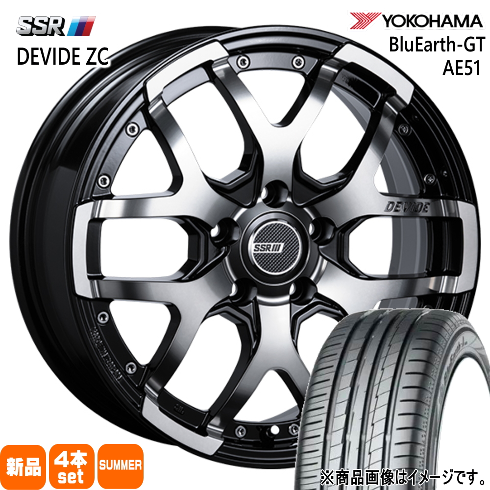 ヤリスクロス ヨコハマ BluEarth GT AE51 205/65R16 夏タイヤ SSR DEVIDE ZS 7.0J 5穴 5/114.3 16インチ : dvzs ab 16704051 ae51 2056516 : タイヤショップ78