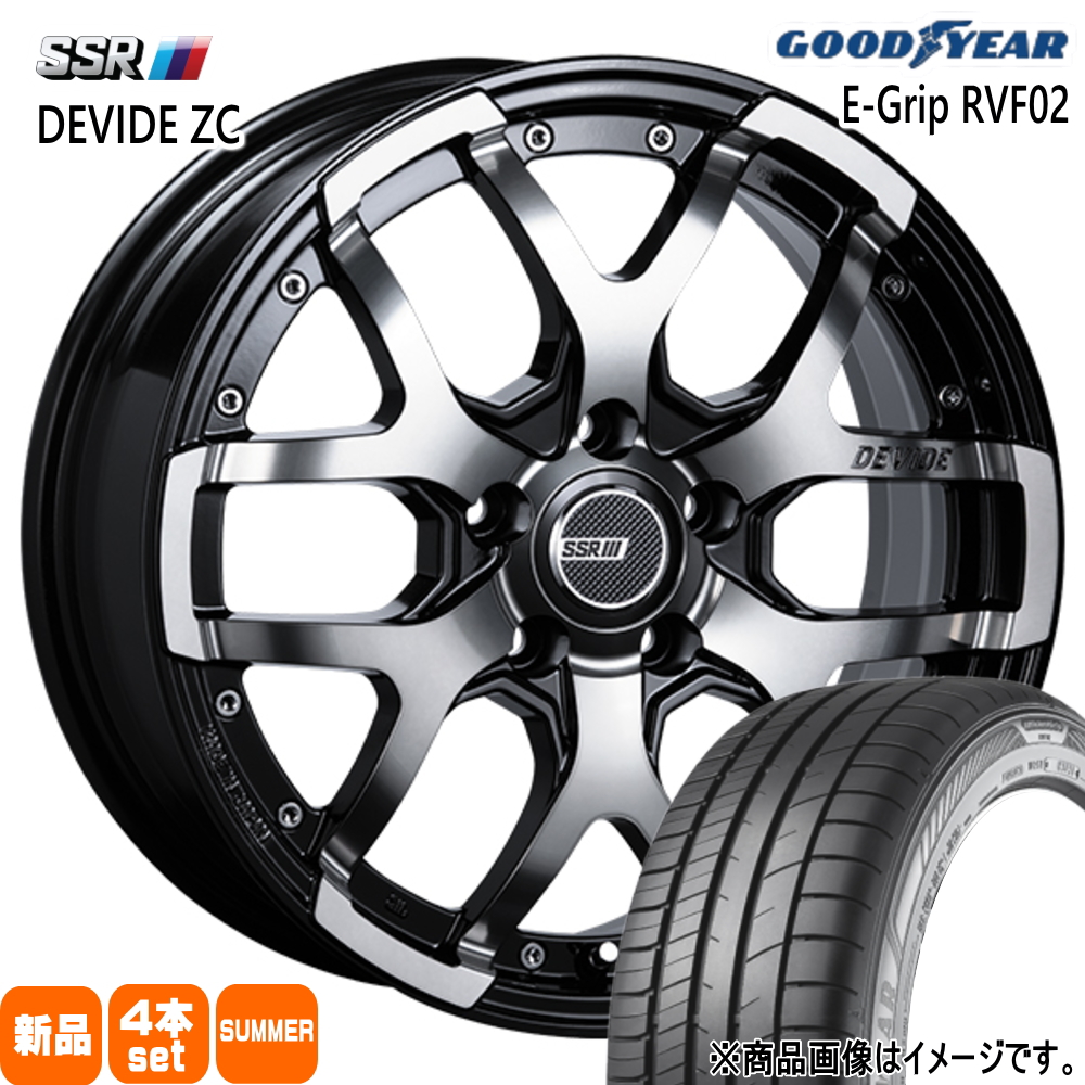 ヤリスクロス グッドイヤー RVF02 205/65R16 夏タイヤ SSR DEVIDE ZS 7.0J 5穴 5/114.3 16インチ : dvzs ab 16704051 rvf02 2056516 : タイヤショップ78