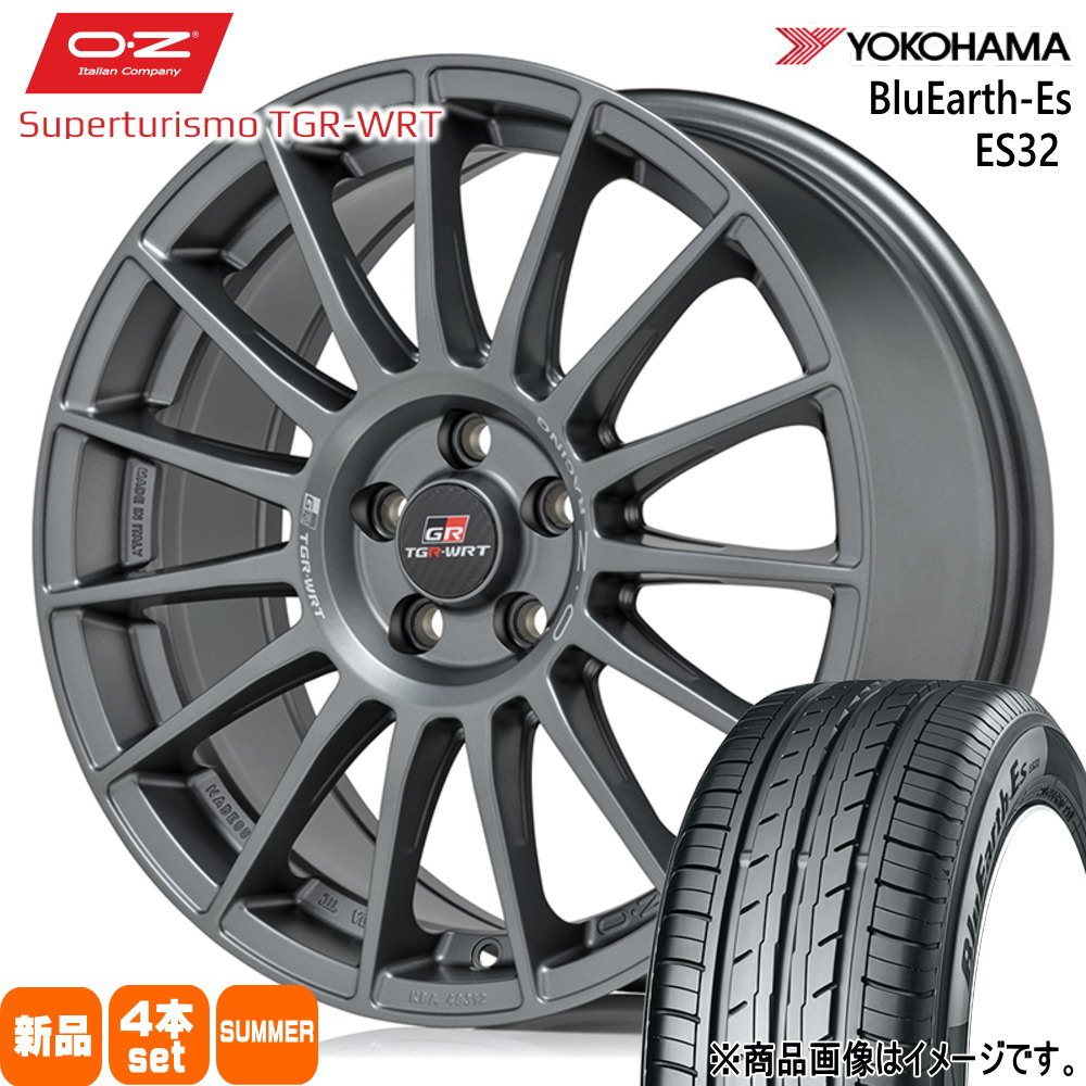 トヨタ プリウスα イプサム ヨコハマ 215/50R17 95V XL BluEarth-Es ES32 夏用 サマータイヤ Superturismo TGR-WRT 17インチ