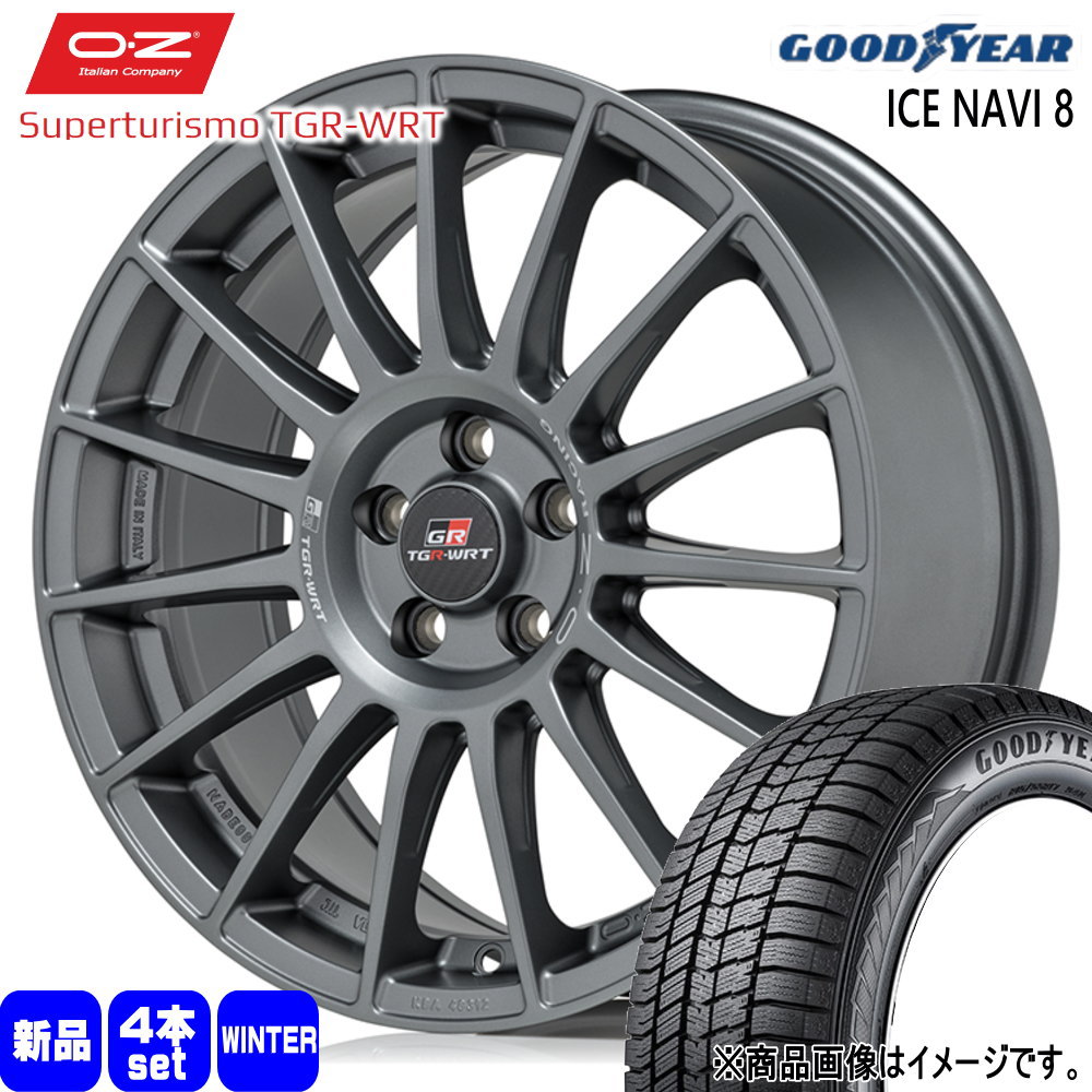 トヨタ ウィッシュ グッドイヤー ICE NAVI8 215/50R17 冬タイヤ