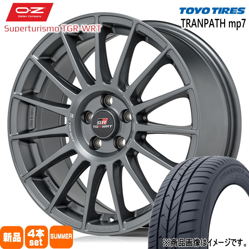 トヨタ 60系 プリウス カムリ ヤリスクロス トーヨータイヤ 215/55R17  TRANPATH mp7 夏用 サマータイヤ Superturismo TGR-WRT 17インチ