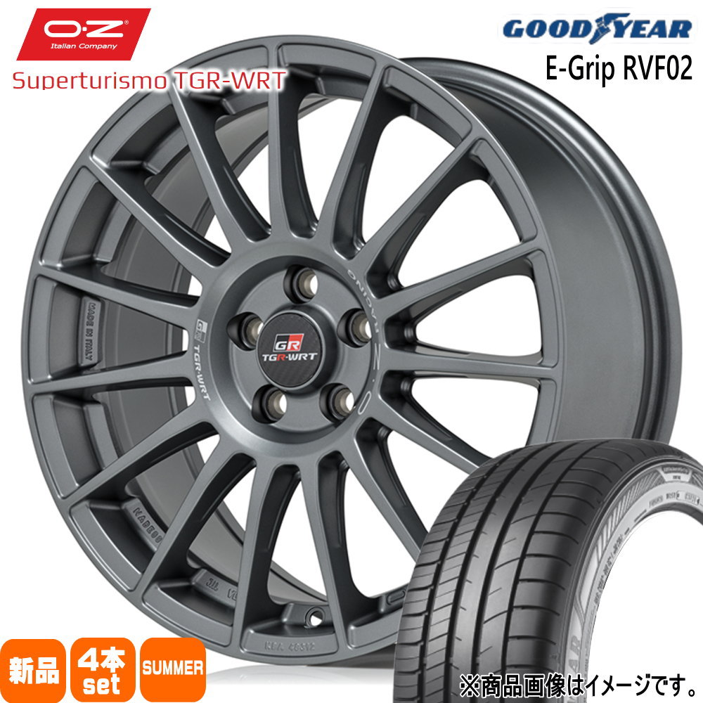 SAI プリウスα キックス グッドイヤー RVF02 215/45R18 夏タイヤ OZ RACING TGR WRT 8.0J 5穴 5/114.3 18インチ : tgr wrt rlg 1880455114 rvf02 2154518 : タイヤショップ78