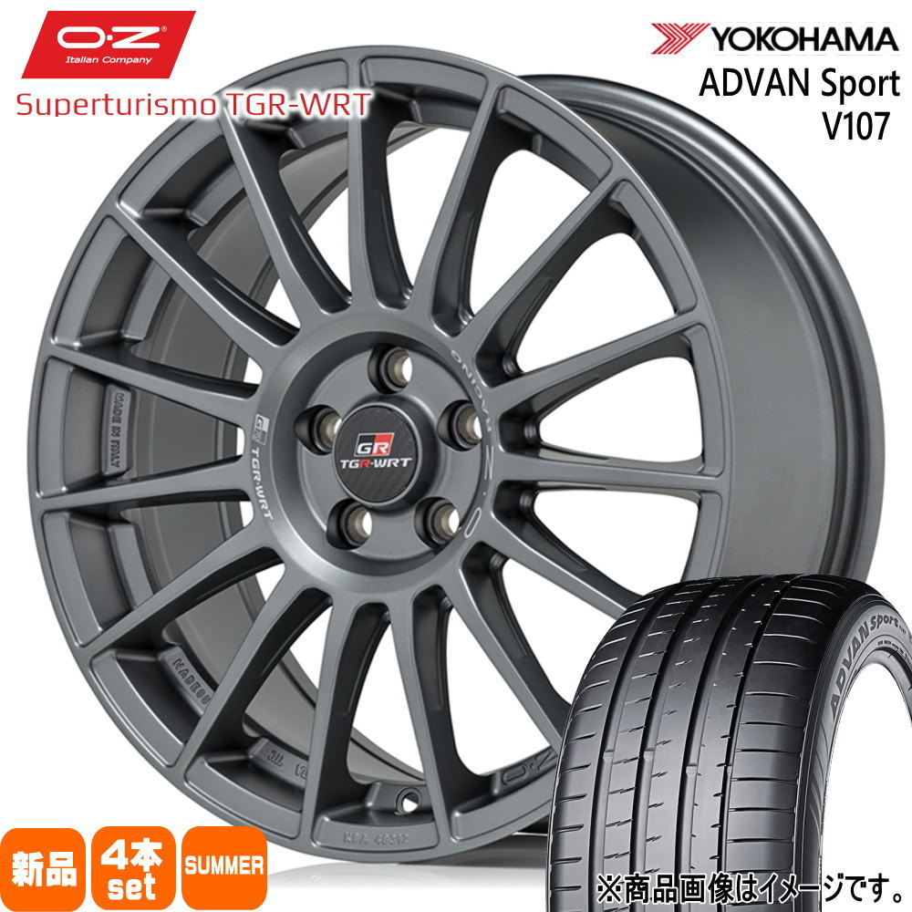 クラウンスポーツ/クロスオーバー ハリアー ヨコハマ ADVAN Sport 245/45R20 夏タイヤ OZ RACING TGR-WRT  8.5J 5穴 5/114.3 20インチ : tgr-wrt-rlg-2085425114-v107-2454520 : タイヤショップ78 -  通販 - Yahoo!ショッピング