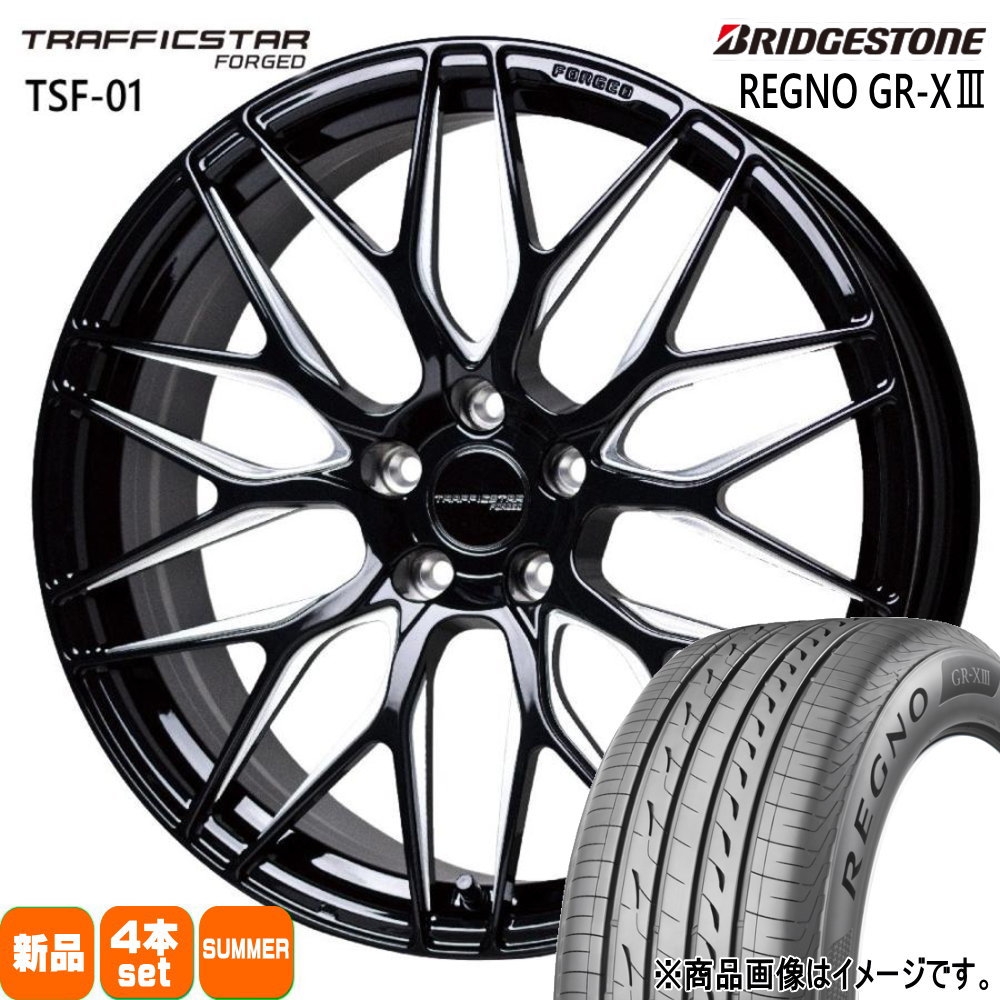 30系 ヴェルファイア LEXUS LBX ブリヂストン 245/40R20 99W XL REGNO GR-X3 夏用 サマータイヤ TRAFFICSTAR FORGED TSF-01