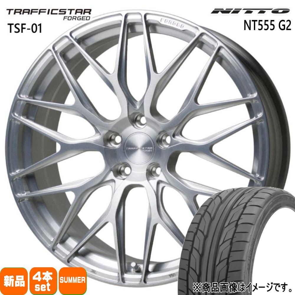 ニットータイヤ - ジャケット冠運動競技/クロスオーバー ハリアー ニットー 245/45R20  NT555G2 夏用 炎節タイア TRAFFICSTAR FORGED TSF-01