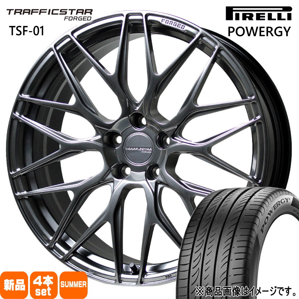 20系 アルファード ヴェルファイア  ピレリ 245/35R20 95Y XL POWERGY 夏用 サマータイヤ TRAFFICSTAR FORGED TSF-01
