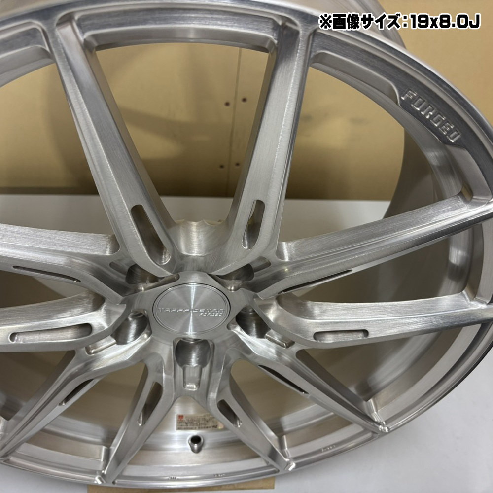 クラウン マークX  ブリヂストン 245/30R20 90Q XL BLIZZAK WZ-1 冬用 スタッドレスタイヤ TRAFFICSTAR FORGED TSF-02の画像