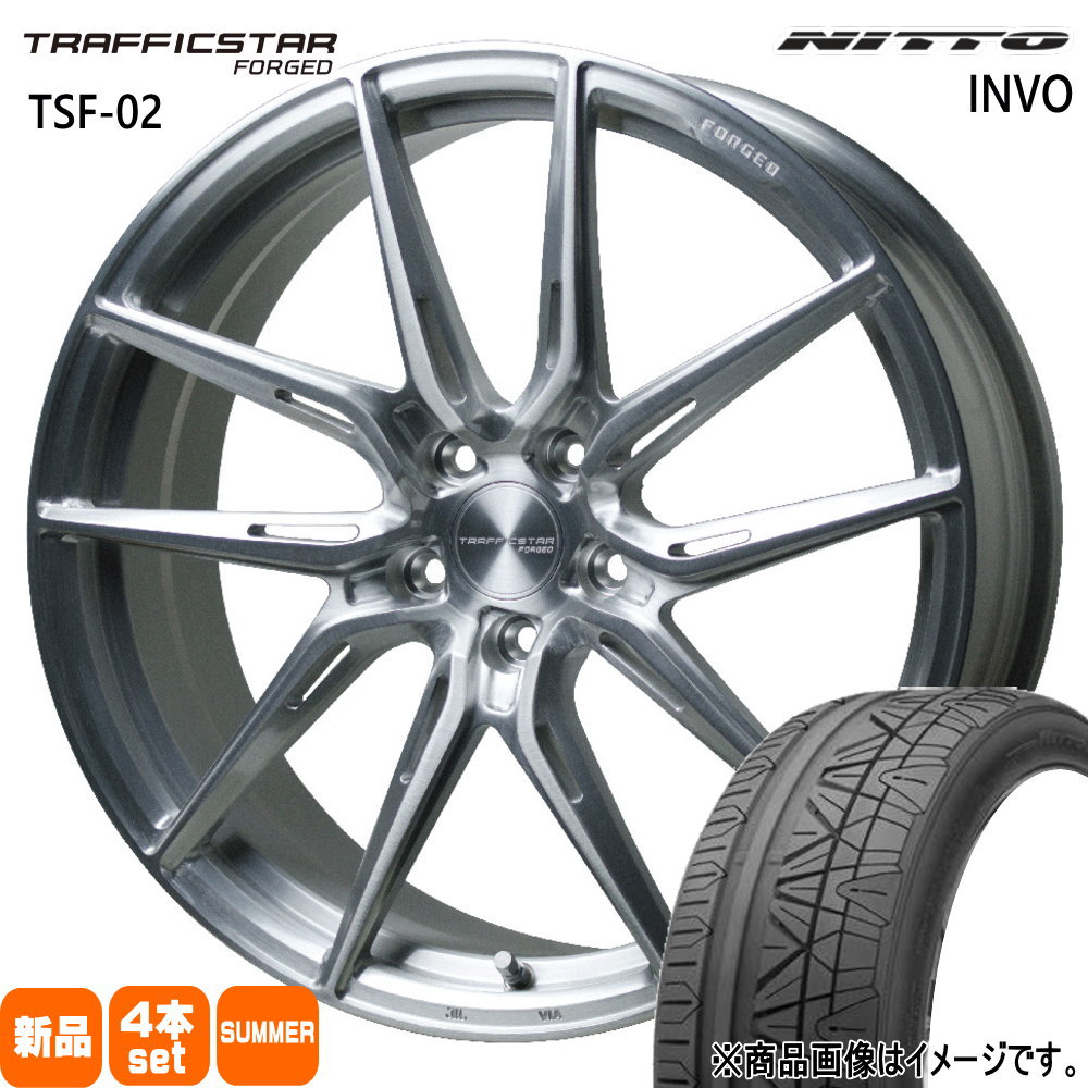 クラウン マークX   ニットー 245/30R20  255/30R20 INVO 夏用 サマータイヤ TRAFFICSTAR FORGED TSF-02