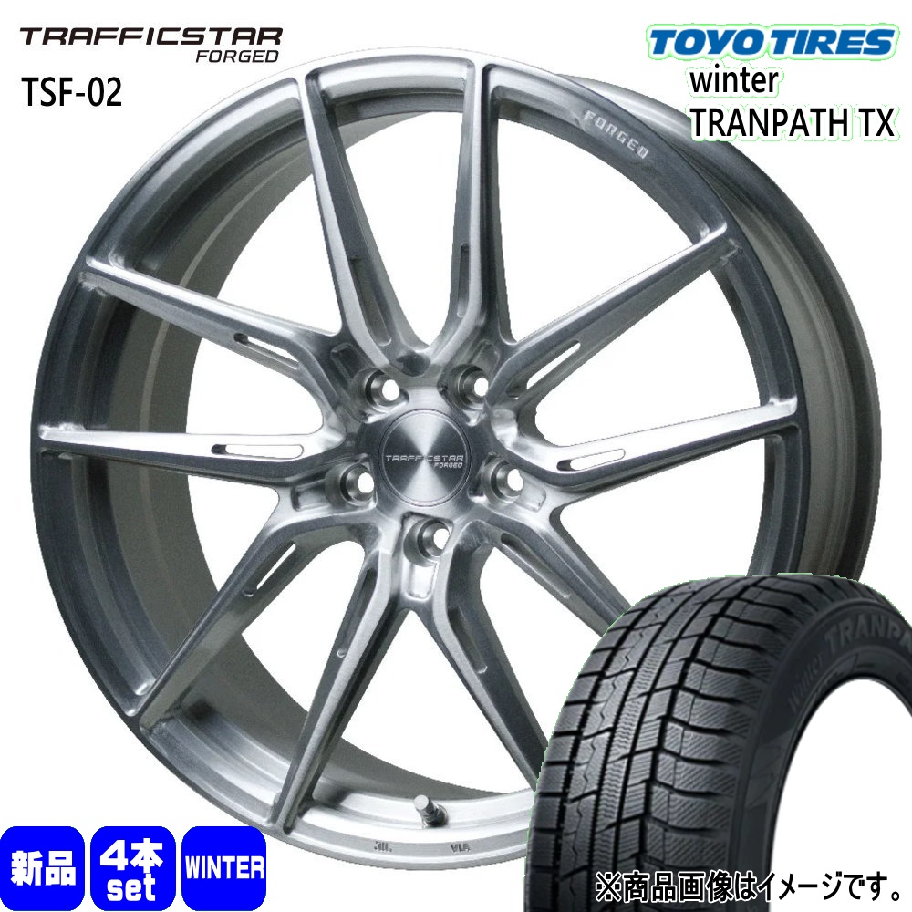 TOYO TIRES - GN系アウトランダー ジャケット冠運動競技  トーヨータイヤ 235/55R19 101Q WinterTRANPATH TX 冬用 スタッドレスタイヤ TRAFFICSTAR FORGED TSF-02