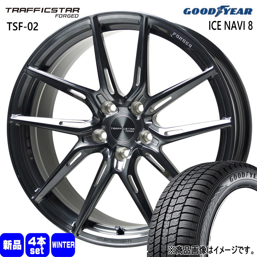 アルファード ヴェルファイア  グッドイヤー 245/40R19 98Q XL ICE NAVI 8 冬用 スタッドレスタイヤ TRAFFICSTAR FORGED TSF-02