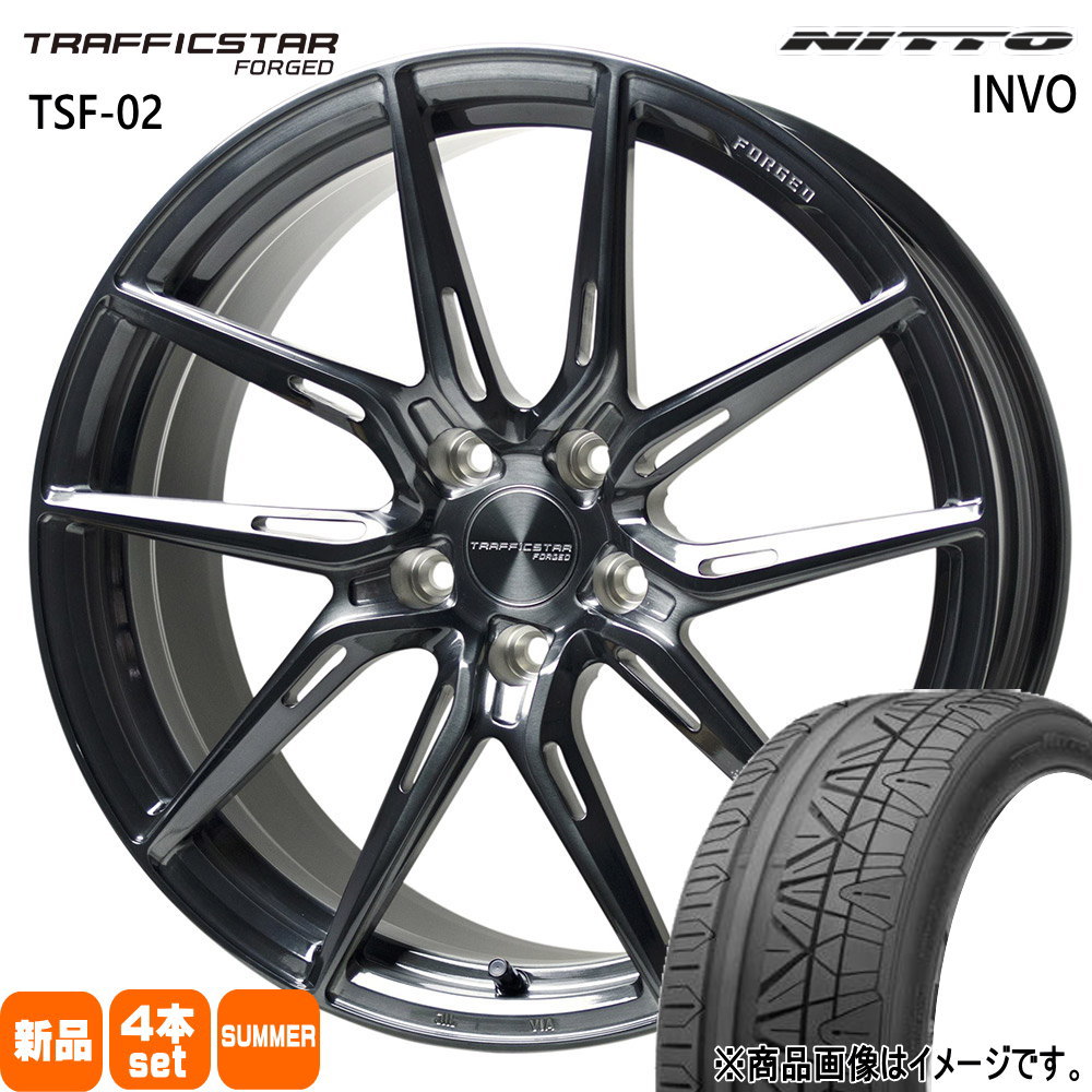 ニットータイヤ - Z34 \u0026 V36  ニットー 245/40R19  275/35R19 INVO 夏用 朱夏タイア TRAFFICSTAR FORGED TSF-02 自動車-車、バイク、自転車-夏タイヤ、ホイールセット