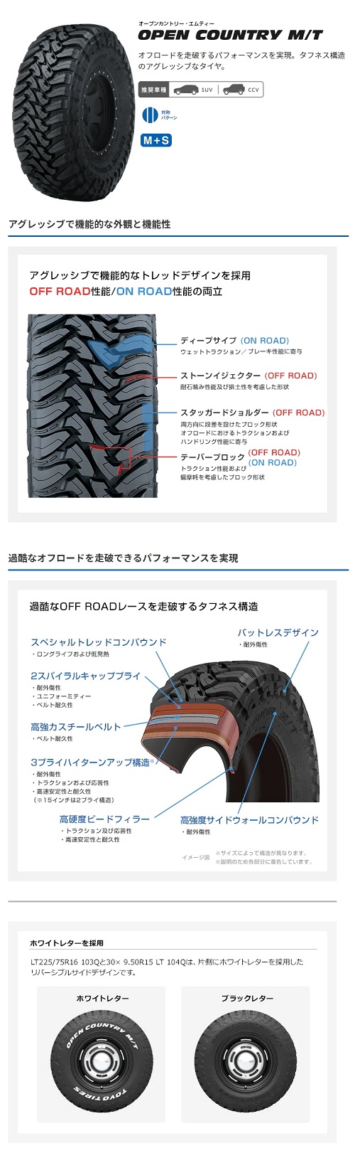 OPEN COUNTRY ナロー 185系 サーフ 90系 プラド トーヨータイヤ 235