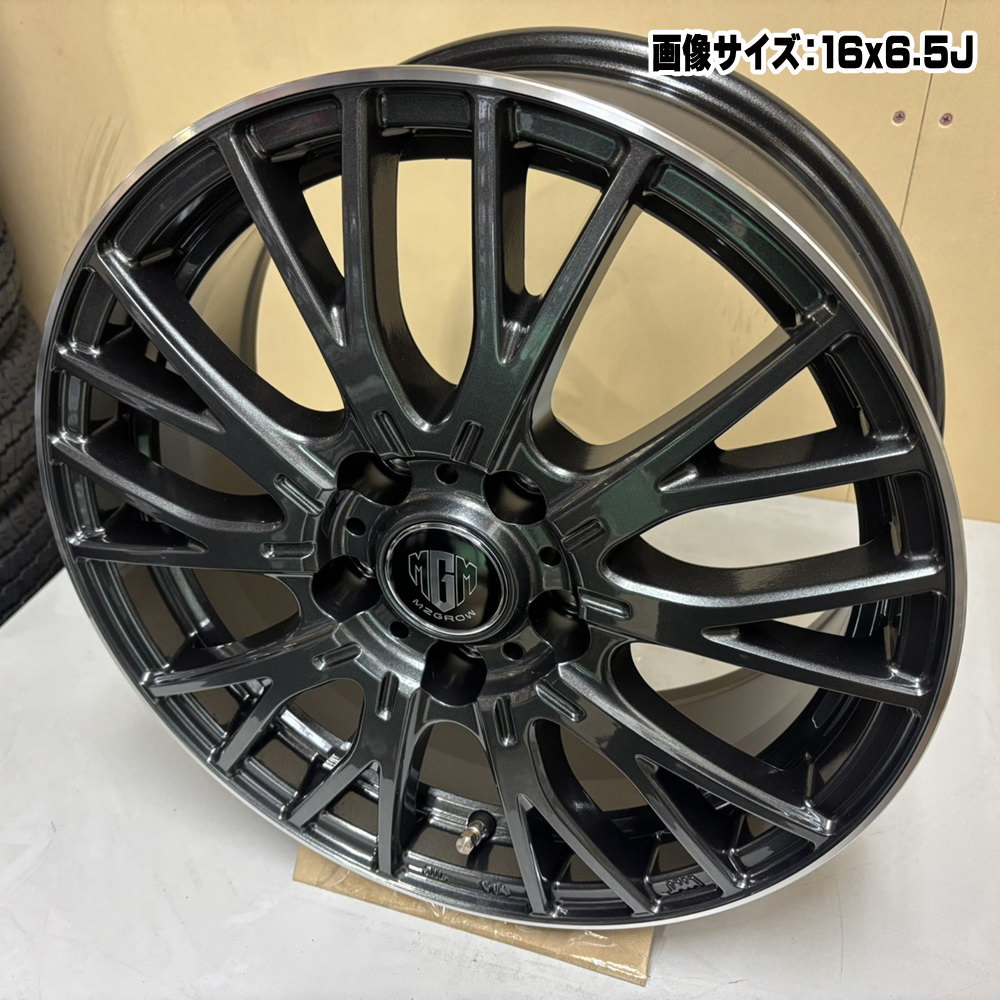 SAI プリウスα  ダンロップ 215/45R18 89Q WINTERMAXX03 WM03 冬用 スタッドレスタイヤ MZ-GROW VM25Rの画像
