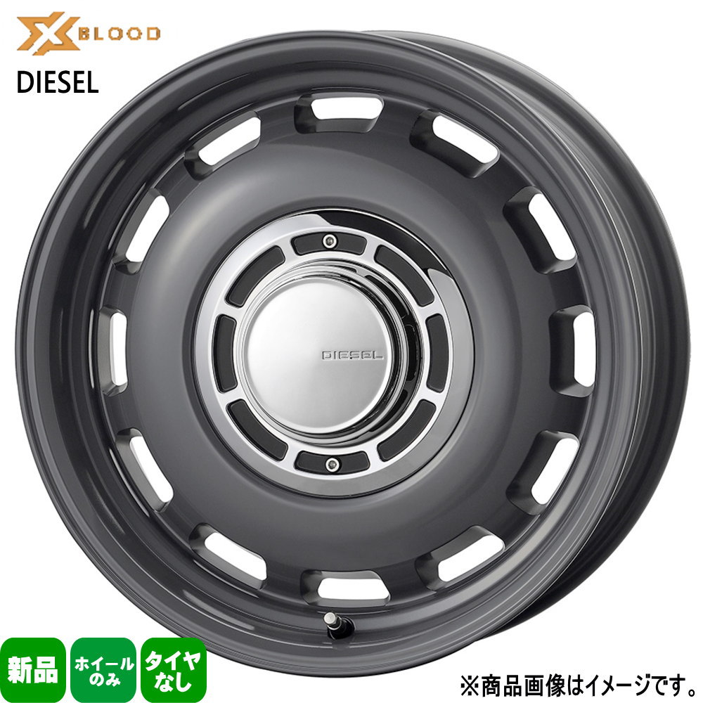 4本セット JB74 ジムニーシエラ 16×6.0J -5 5/139.7 X BLOOD DIESEL  新品 16インチ ホイールのみ