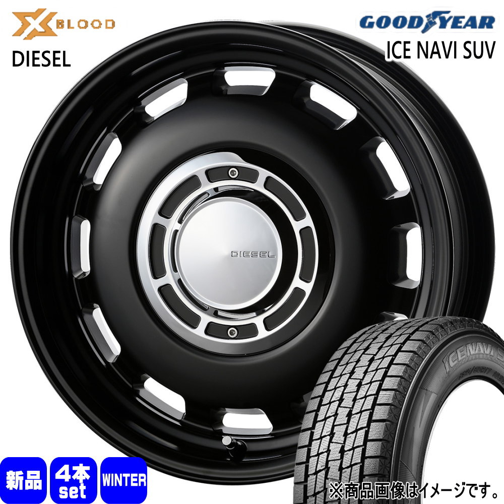 アイスナビ SUV - JB64 JB23 ジムニー 専用  グッドイヤー 215/70R16 100Q ICE NAVI SUV 冬用 スタッドレスタイヤ X BLOOD DIESEL 16in 自動車-タイヤ、ホイール
