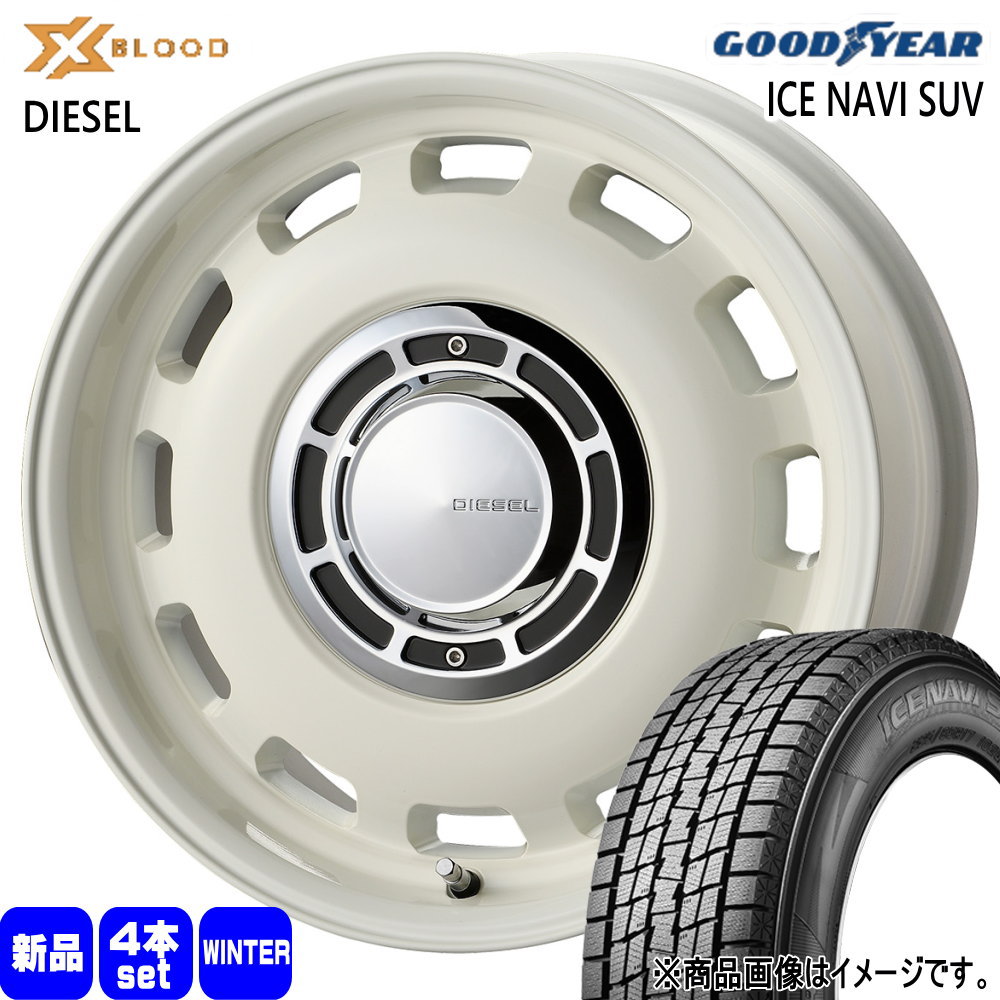 JB74 ジムニーシエラ 専用  グッドイヤー 235/70R16 106Q ICE NAVI SUV 冬用 スタッドレスタイヤ X BLOOD DIESEL 16インチ