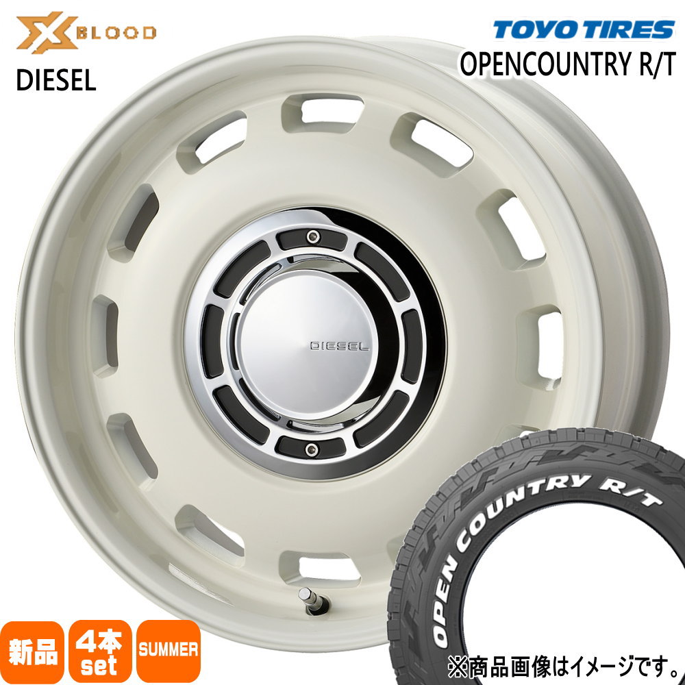 200系 ハイエース 専用  トーヨータイヤ 215/65R16 109/107Q LT OPENCOUNTRY R/T 夏用 サマータイヤ X BLOOD DIESEL 16インチ