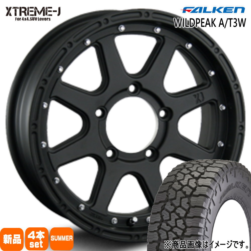 JB64 JB23 ジムニー 専用  ファルケン 225/75R16 115/112Q LT WILDPEAK A/T3W 夏用 サマータイヤ XTREME-J 16インチ