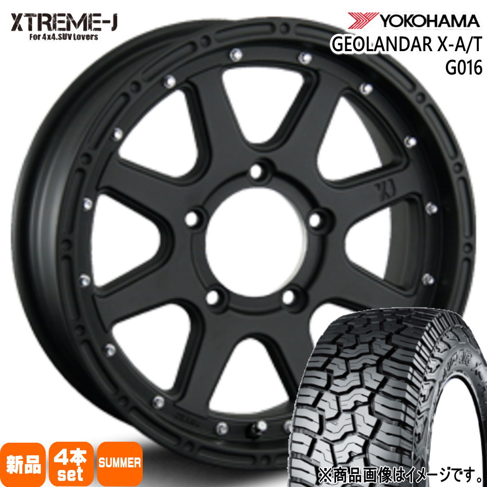 GEOLANDAR - JB64 JB23 ジムニー 専用  ヨコハマ 235/70R16 104/101Q LT X-AT G016 夏用 炎節タイア XTREME-J 16in