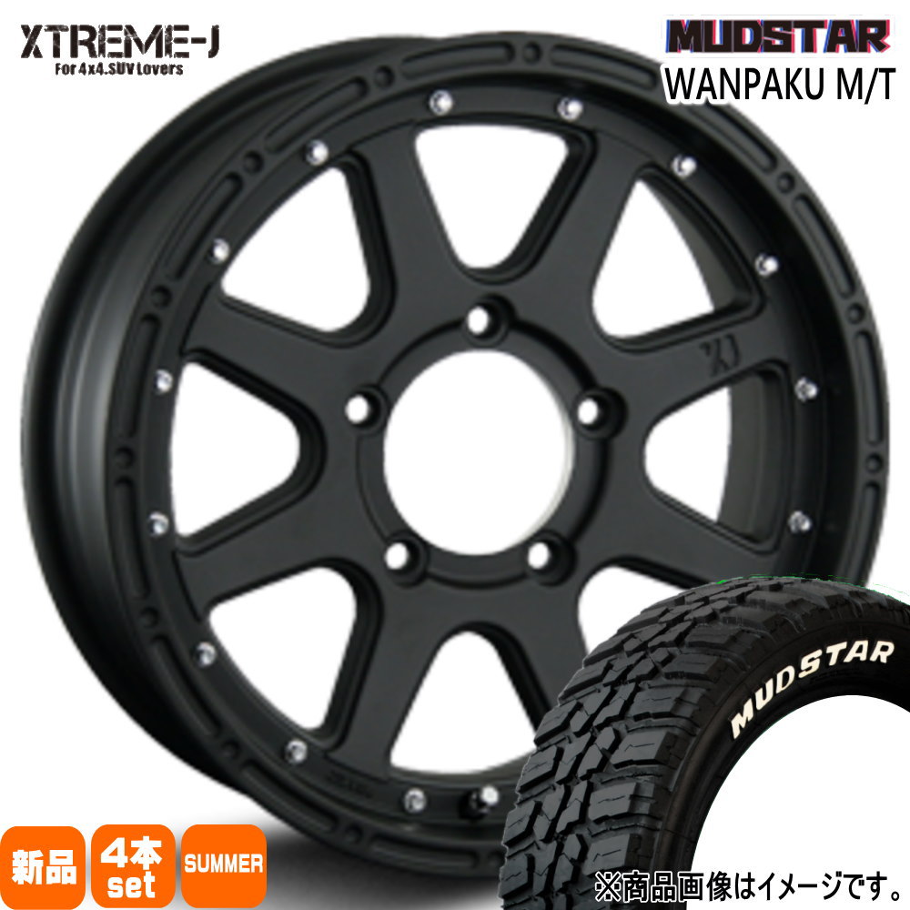 JB64 JB23 ジムニー 専用  マッドスター 235/70R16 106S WANPAKU MT 夏用 サマータイヤ XTREME-J 16インチ