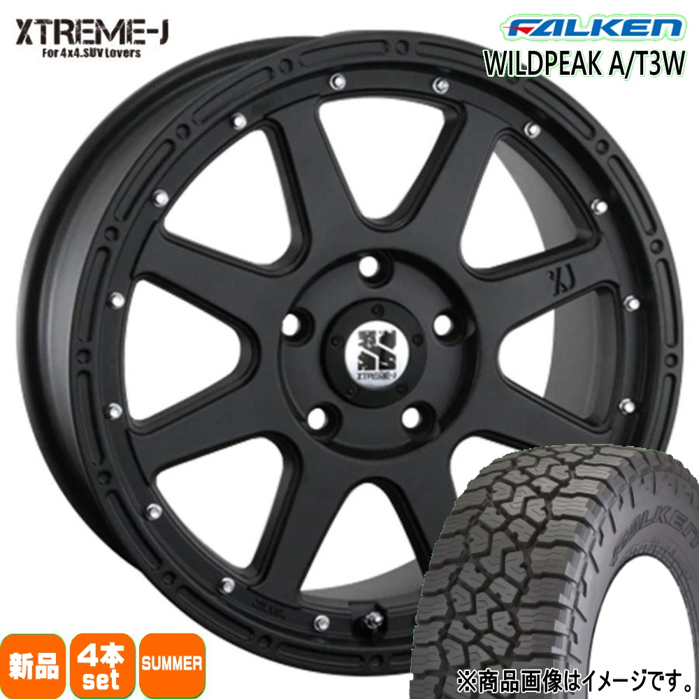 WILDPEAK - 三菱 デリカD5 / トヨタ RAV4 ファルケン 225/75R16 115/112Q LT A/T3W 夏用 夏場タイア XTREME-J 16in