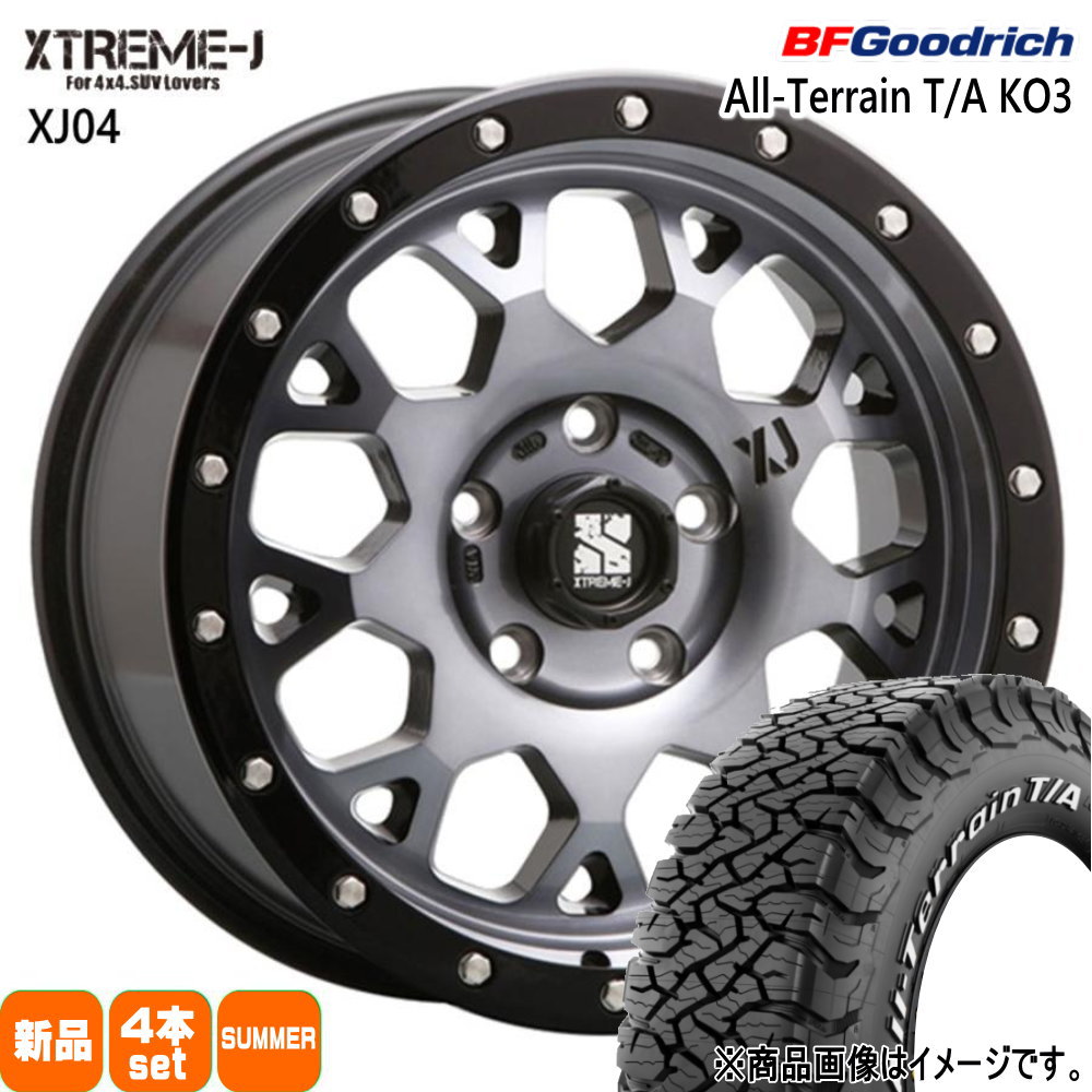 ランドクルーザープラド FJクルーザー BFグッドリッチ オールテレーン T/A KO3 285/60R18 夏タイヤ MLJ XTREME J XJ04 8.0J 6穴 6/139.7 18インチ : xj04 smc 1880206139 ko3 2856018 : タイヤショップ78