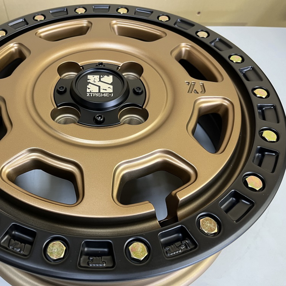 4本セット 軽トラ 軽バン アトレー ハイゼット サンバー 12×4.00B +42 4/100 MLJ XTREME-J XJ07  新品 12インチ ホイールのみの画像
