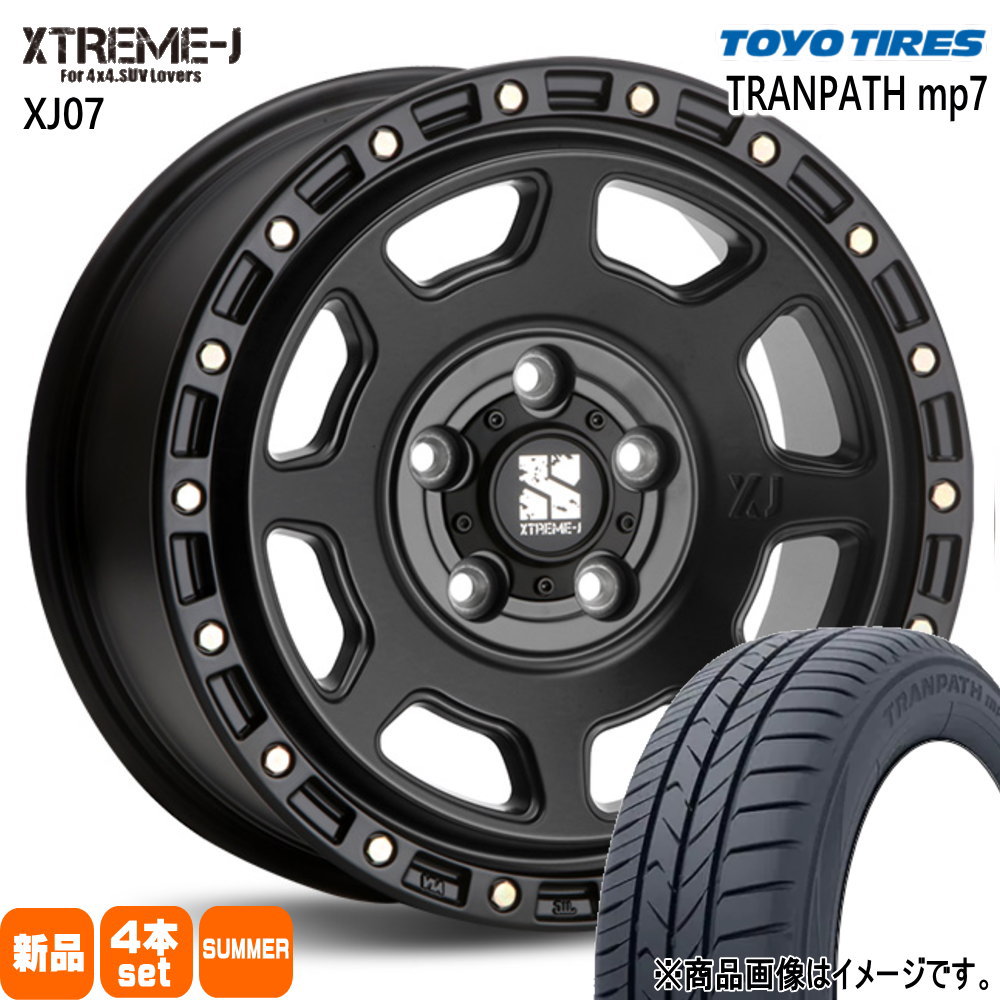 T30 T31エクストレイル/ヤリスクロス トーヨータイヤ 215/65R16  TRANPATH mp7 夏用 サマータイヤ XTREME-J XJ07 16インチ