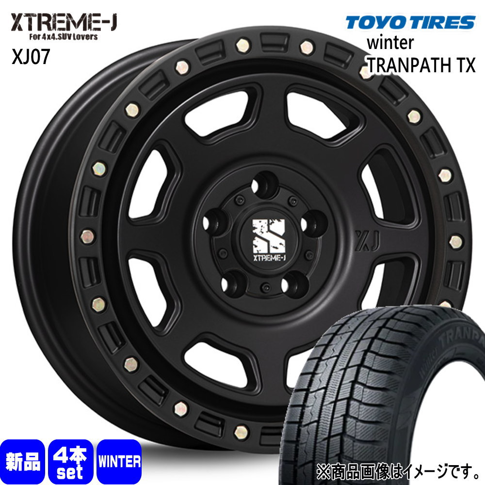 RAV4 アウトランダー  トーヨータイヤ 225/65R17 102Q WinterTRANPATH TX 冬用 スタッドレスタイヤ XTREME-J XJ07 17インチ