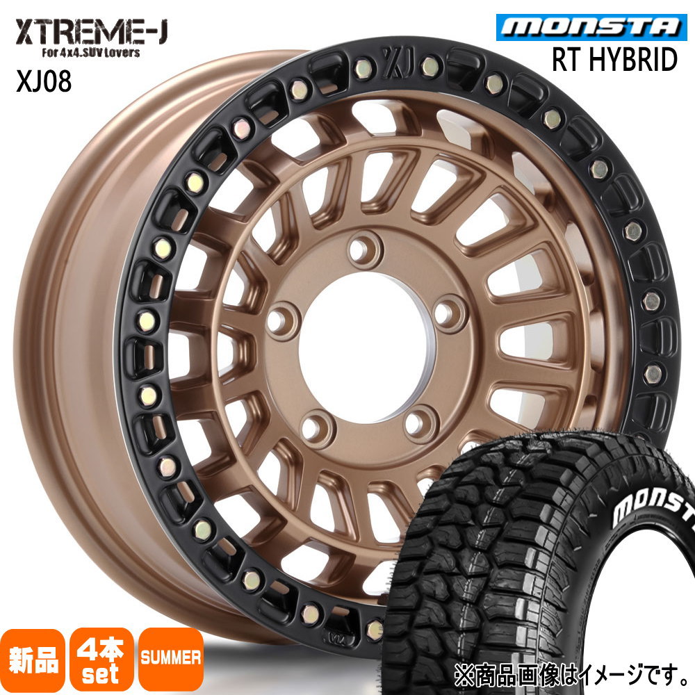 JB64 JB23 ジムニー 専用  モンスタ 185/85R16 105/103Q RT HYBRID 夏用 サマータイヤ XTREME-J XJ08 16インチ