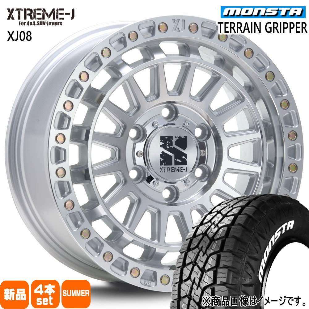トヨタ ハイラックス プラド  モンスタ 265/65R17 116T XL TERRAIN GRIPPER 夏用 サマータイヤ XTREME-J XJ08 17インチ