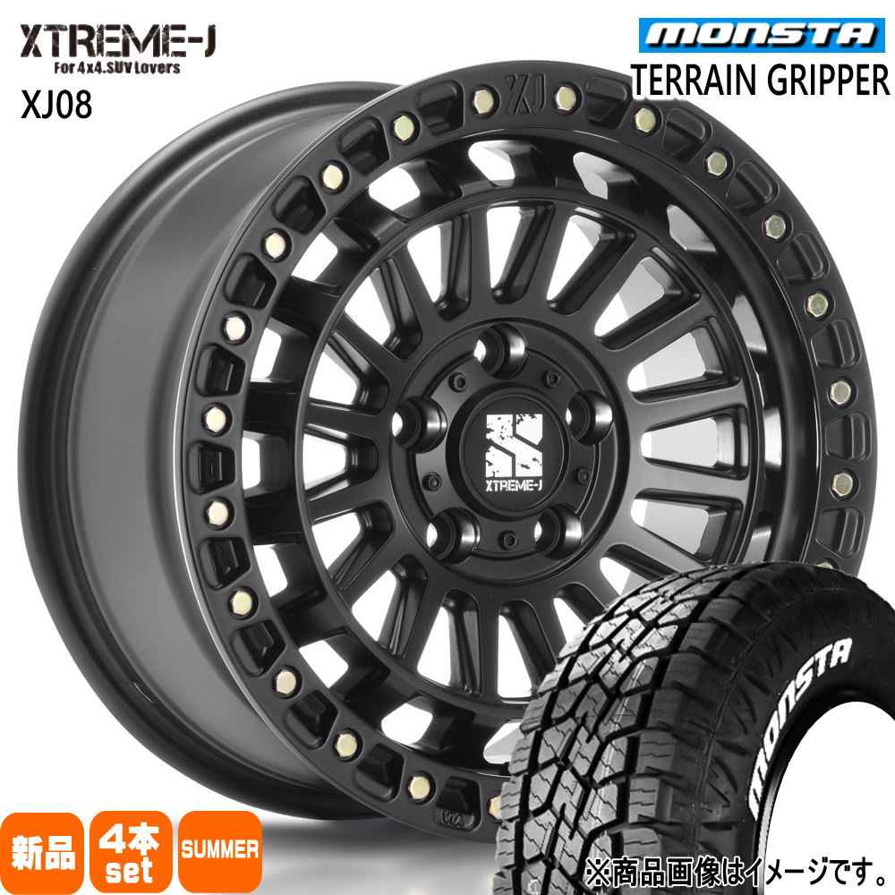 トヨタ RAV4 ハリアー /三菱 アウトランダー  モンスタ 225/65R17 106T TERRAIN GRIPPER 夏用 サマータイヤ XTREME-J XJ08 17インチ