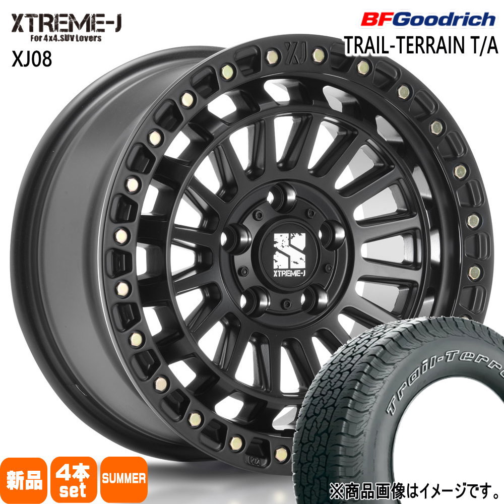 トヨタ RAV4 ハリアー /三菱 アウトランダー  BFグッドリッチ 225/65R17 102T TRAIL-TERRAIN T/A 夏用 サマータイヤ XTREME-J XJ08 17インチ