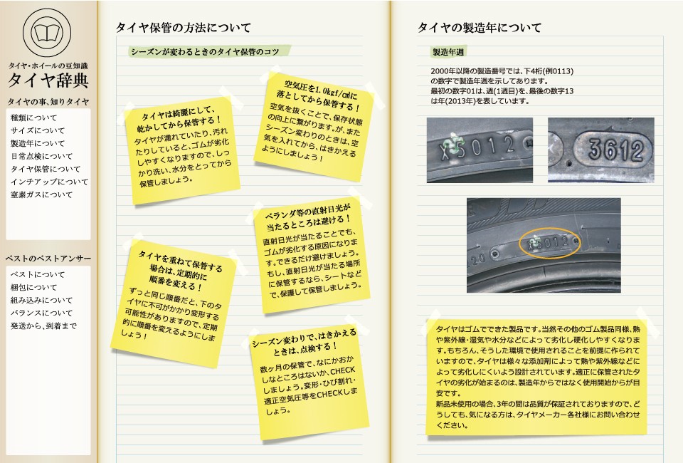 タイヤ ワールド 館 オファー ベスト タイヤ 保管